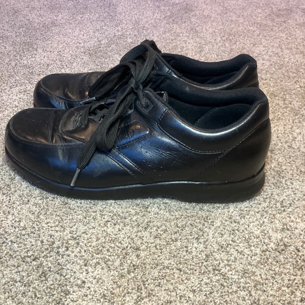 Propet Mens Vista Walker Black Leather Walking Shoes M3910 Size 12 X 3E Wide